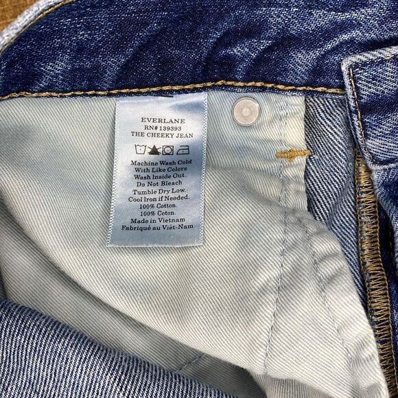 Everlane The Cheeky jeans. Size 28 crop - Picture 6 of 8